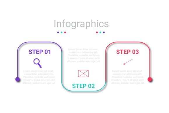 Elevating Information: Understanding the Infographic Template with Shadow Effect