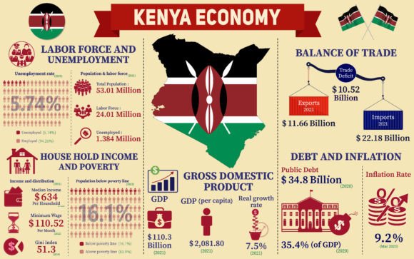 Evaluating the Kenya Economy Infographic Presentation for Your Project