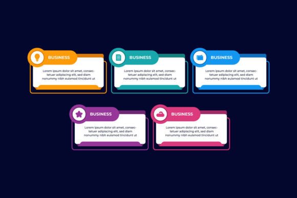 Minimalist Business Infographic Template: A Visual Blueprint for Clarity