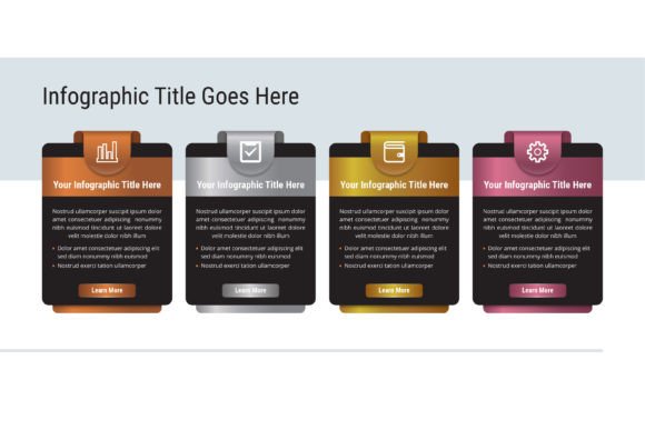 Modern Infographic Design with Luxury Color Gradients
