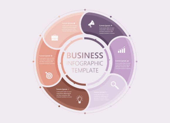 Unlock Your Ideas With A Business Infographic Template Pie Chart